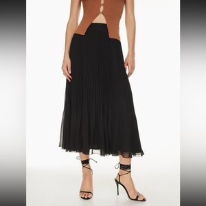 Wilfred twirl pleated skirt